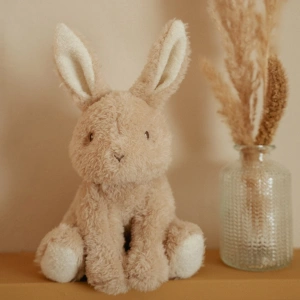 LITTLE DUTCH králíček plyšový 15 cm Newborn Naturals (1)