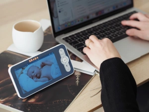 BÉABA video chůvička ZEN premium night blue modrá (7)