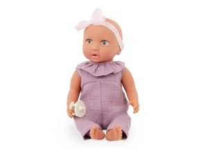 LULLABABY panenka v overalu s čelenkou 35 cm (2)