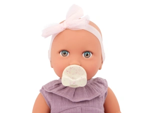 LULLABABY panenka v overalu s čelenkou 35 cm (4)