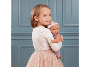 LULLABABY panenka v overalu s čelenkou 35 cm (7)