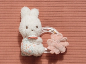 LITTLE DUTCH chrastítko s korálky králíček Miffy Lucky Blossom (2)