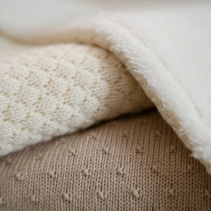 LITTLE DUTCH deka pletená / fleece 70x100 cm Pure (7)
