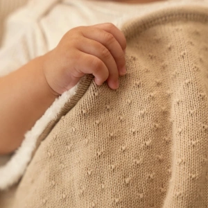 LITTLE DUTCH deka pletená / fleece 70x100 cm Pure (12)