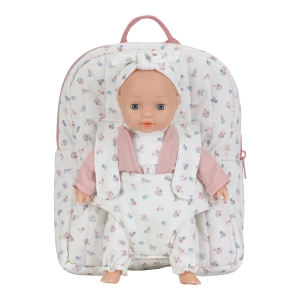 LITTLE DUTCH batůžek s nosítkem pro panenky Pink (4)