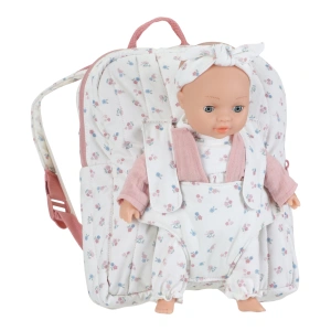 LITTLE DUTCH batůžek s nosítkem pro panenky Pink (5)